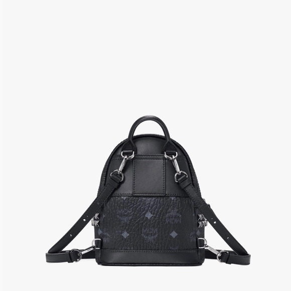MCM Stark Bebe Boo Backpack in Visetos - Picture 3 of 6